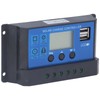 12/24V 20A PWM Solar Charge Controller, Solar Panel Controller with