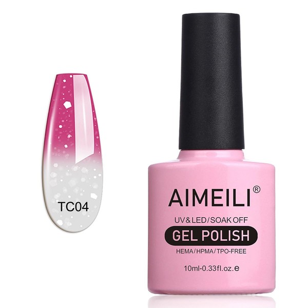 AIMEILI Soak Off UV LED Temperature Color Changing Chameleon Gel