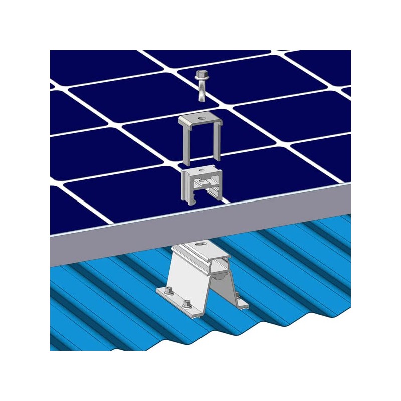 End Clamp MageBracket CL Mounting Kit for Solar Module Panel