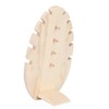 Wood Jewelry Display Stand Desktop Necklace Organizer Rack Storage Holder