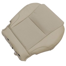 NLQR Front Driver Side Bottom Replacement Seat Cover Tan Microfiber Leather Compatible with Lexus IS250 IS350 2006 2007 2008 2009 2010 2011 2012 2013