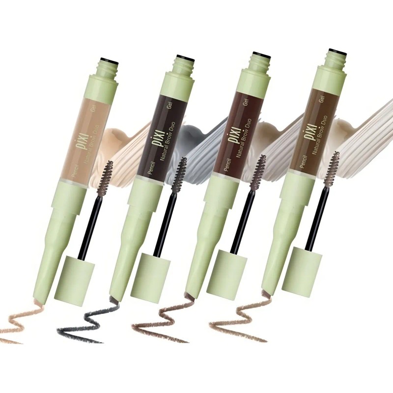 Lápiz De Cejas Y Gel Pixi Natural Brow Duo Color