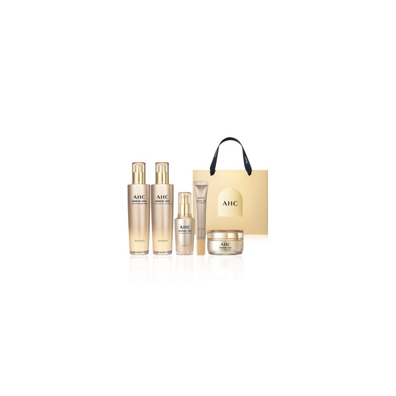 AHC Renew Age Total 4-piece Gift Set + Ampoule-in Eye