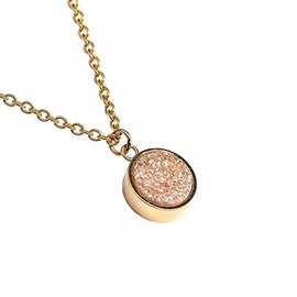 LuckyLy Set Joyería Acero Inoxidable Baño Oro 18K Plata Regalos para Mujer