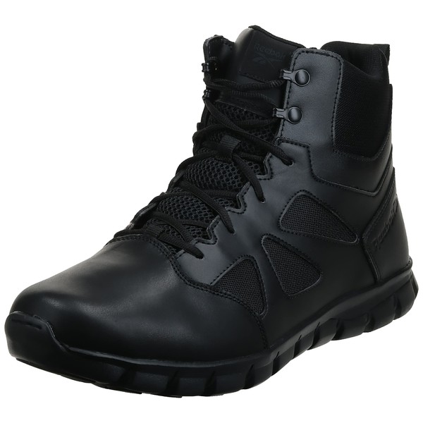 Reebok mens Sublite Cushion 6 Inch Military Tactical Boot, Black, 8.5 US