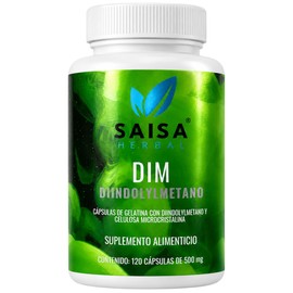 Suplemento Dim (diindolilmetano) 120 Cápsulas Saisa Herbal