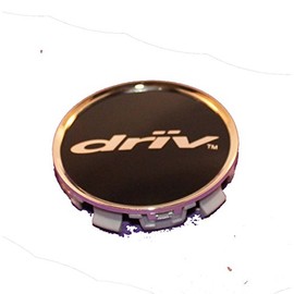 Driv Wheels 1001-01 Custom Center Cap Silver and Black (Set of 1)