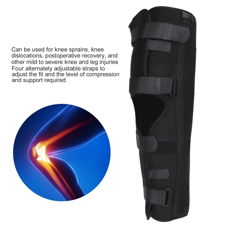 Knee Immobilizer Strong Comfortable Support Practical Knee Splint Brace with