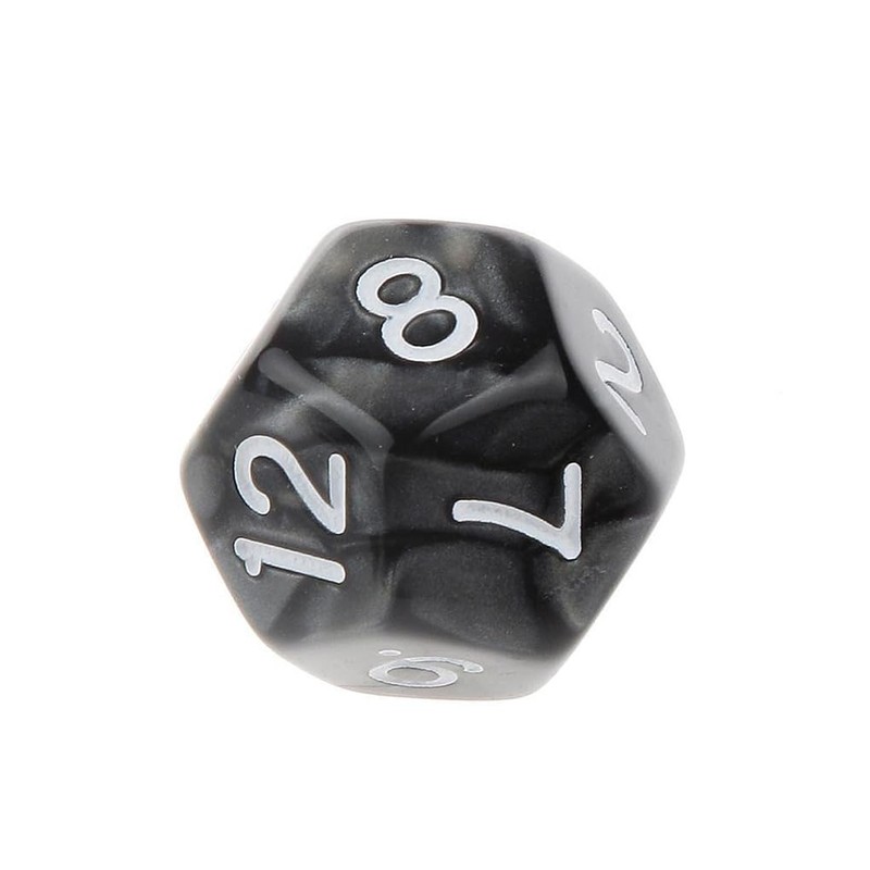 Yourandoll 10pcs Polyhedral Dice D12 Dice 12 Dice for Dungeons