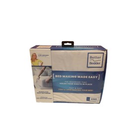 Better Bedder Lori Greiner Better Bedder KING SIZE Headband Holds Your Bed Sheets In Place NEW