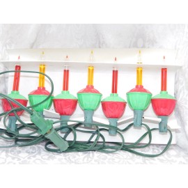 Silvestri ANTIQUE SILVESTRI BLOWN GLASS CHRISTMAS LIGHTS