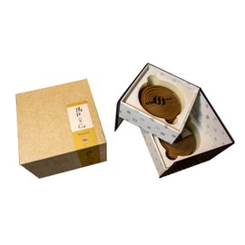 Coil Incense - 40 Coils Indonesia ALOESWOOD #G4-3.5HR Burn Time by Fushan Kodo | AGARWOOD | Buddhist/Taoist Artisan Incense | Temple, House, aromatherpay, Spiritual Calmness.