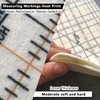 UPTTHOW Hot Hem Ruler Sewing Fabric Ironing Tool Seam Allowance