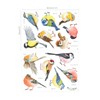 DECOWALL DS-8038 Small Birds Wall Sticker, Wall Decoration for Living