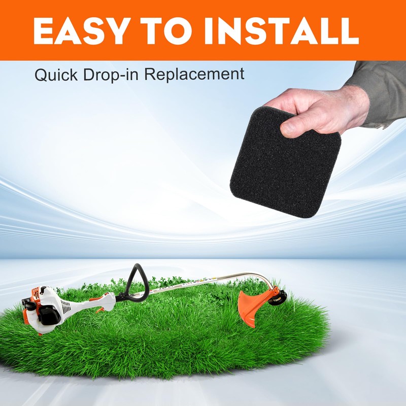 Hipa 2Pack FS85 FS80 Air Filter Cleaner for Sthil FS