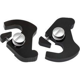 KUSIKIKA Motorcycle Black Detachable Rotary Sissy Bar Luggage Rack Latch Clips Kit Fits for Harley Davidson Sportster Touring Street Glide Road King Electra Glide 1986-2025 ﻿