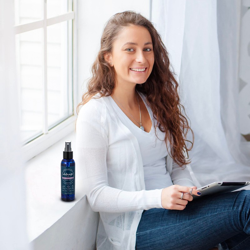 Moonwater Elixirs White Sage and Lavender Spray for Clearing Negative