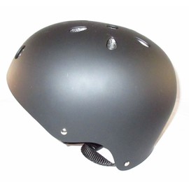 AuraZoom (TM BMX Skating Skateboarding Cycling Scootering Helmet (Black, Small)