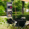 DPWEION Hanging Storage Shelves with 5 Shelves Foldable Hanging Wardrobe