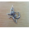 Wholesale Charms Sterling Silver 22x17mm State of Texas with Yellow?