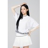 Women's golf anorak windbreaker golf wear short sleeve belly fat