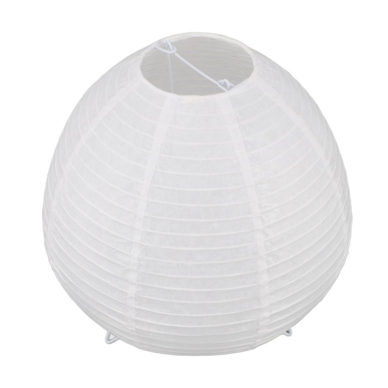 Lantern Table Paper Lamp Warm Light E14 Bulb Simple Installation