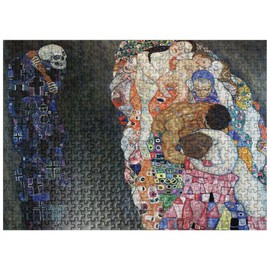 MyPuzzle Gustav Klimts Death and Life 1910-1915 - Premium 500 Piece Jigsaw Puzzle for Adults