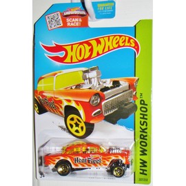 Hot Wheels 2015 HW Workshop '55 Chevy Bel Air Gasser 207/250, Orange