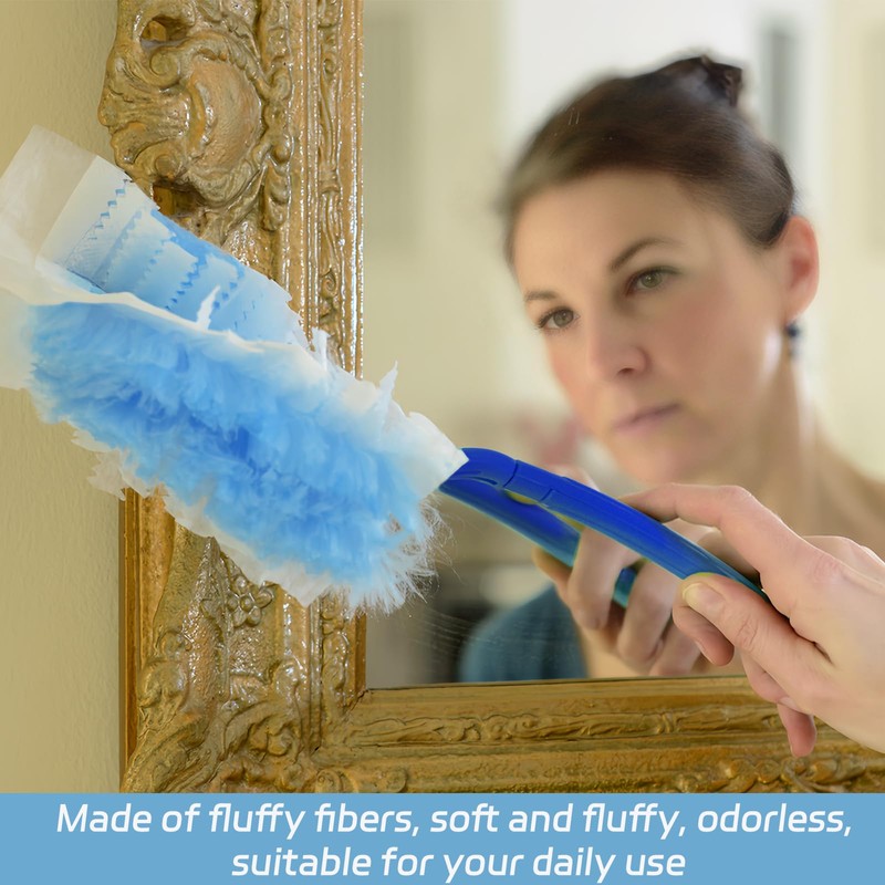 20 Pcs Flash Dust Magnet, Disposable Duster Heads, Flash Dust