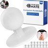 Round Buttons for Chef's Jackets, Pack of 15, White, 19