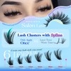 CORUSCATE Spiky Lash Clusters Kit 120D Volume Cluster Eyelash Extensions