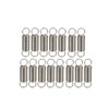 sourcing map Extended Tension Spring Wire Diameter 0.016", OD 0.16",