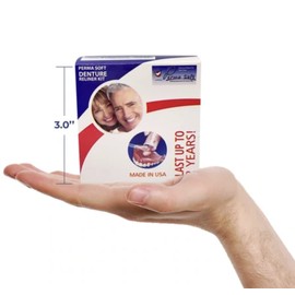 Perma Soft Denture Reline Kit- 2 Boxes (relines 4 dentures)