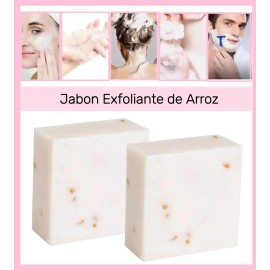 Jabón Arroz Tailandés Aclara Piel Exfolia Quita Manchas
