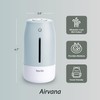 Airvana Aqua Glo Personal Humidifier – Ultrasonic Cool Mist, Rechargeable