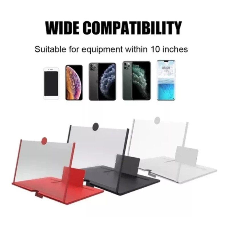 Screen Lupa Amplificadora Pantalla Para Celular Proyector Soporte