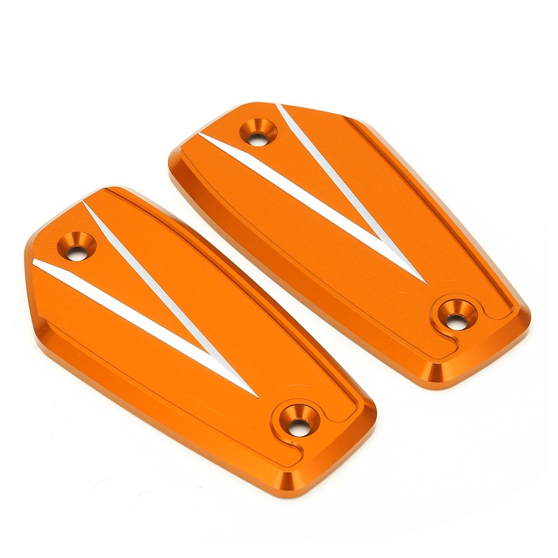 2pcs Front Brake Reservoir Cylinder Cover Cap Replacement for Suzuki