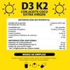 Beyond Vitamins Vitamin D3 + K2 with Extra Virgin MCT