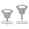 ProPlus End Stopper Plastic Knob for Piping Rail 8-10 mm