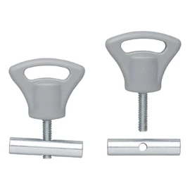 ProPlus End Stopper Plastic Knob for Piping Rail 8-10 mm Set of 2