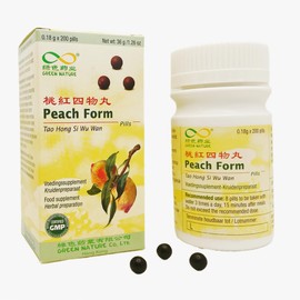 Tao Hong Si Wu Wan (Peach Form) TCM Herbal Formula 200 Pills Green Nature