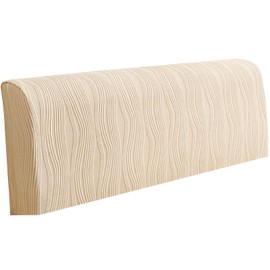Stretch Headboard Covers for King/Double/Single Size King Size Bed Headboard Slipcover Bed Head Cover Dustproof Protector Cover for Bedroom Décor(Beige Color,67-75inch/170-190cm)
