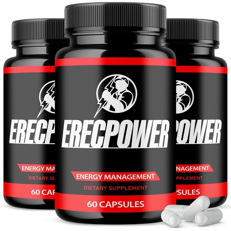Healthly Erecpower Energy Management Multivitamin Health Supplement (180 Capsules) Pack