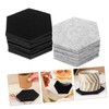 Operitacx 2 Sets Felt Coasters for Cups Thickened Heat Insulated