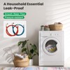 Watflow Stainless Steel Washing Machine Hoses with 90 Degree Elbow,