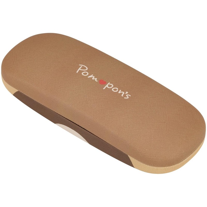 Skater ZMC1-A Pompon's Bear Glasses Case Hard Type