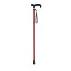 Folding Cane in Red with Silicone Handle