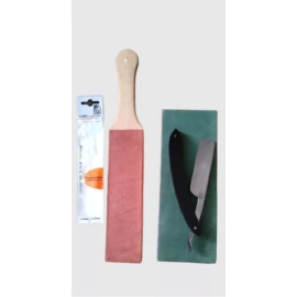 Navaja De Barbero Lobo Paquistaní,afilada+asentador Afilador