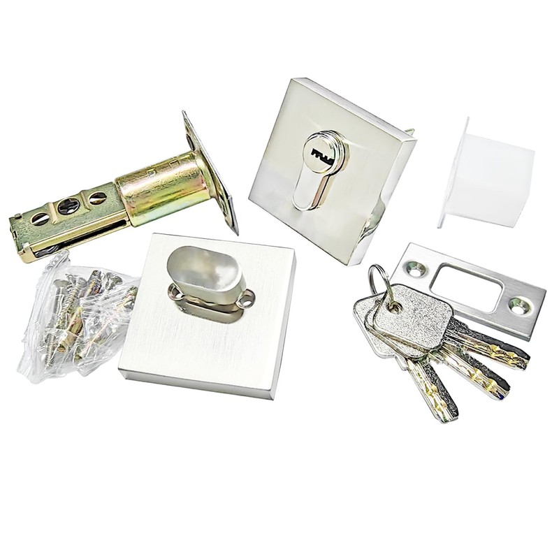 Qrity 1 PCS Single Deadbolt Locks, Thumb Turn Lock, Passage