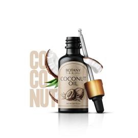 BotanyRoom Fractional Coconut Oil 100 ml - Base Oil - 100% Pure & Natural - Odourless Skin Oil/Body Oil/Hair Oil - Liquid, Face Oil, Coconut Oil for Beauty, Massage Oil All-Natural Moisturiser